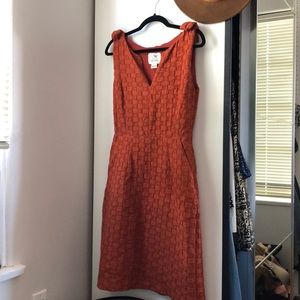 ANTHROPOLOGIE BASKETWEAVE DRESS SIZE 8
